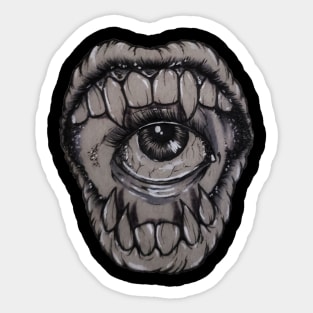 Mouth of the Beholder Sticker